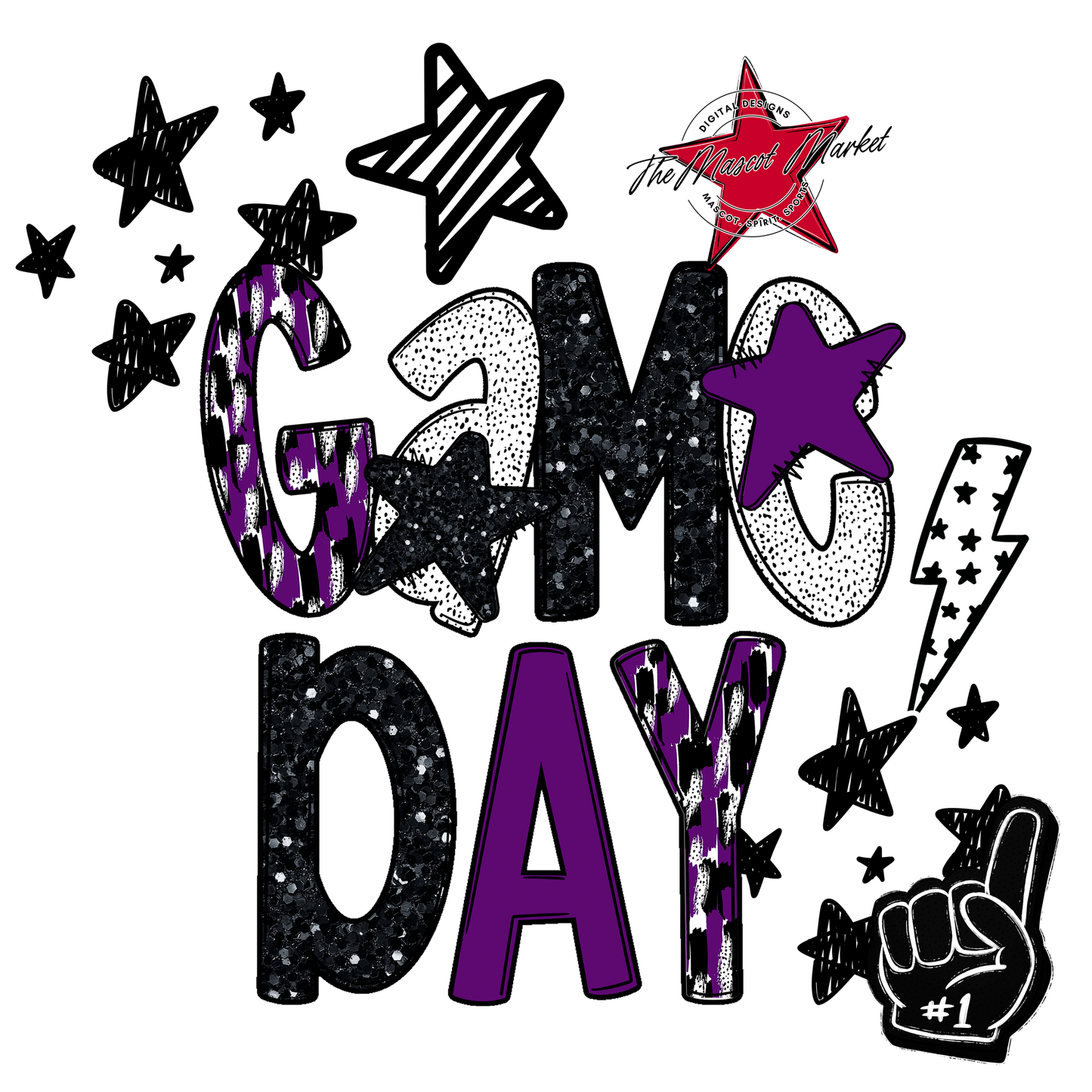 Game Day Scrape Design-Purple