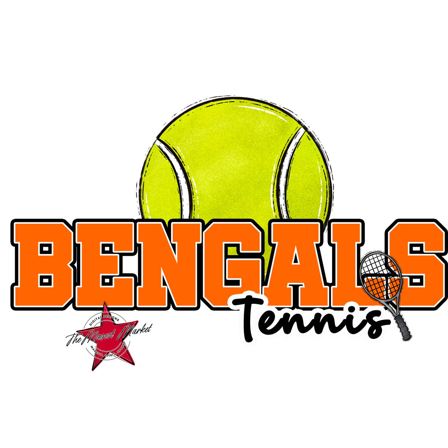 Bengals Varsity Tennis-Orange