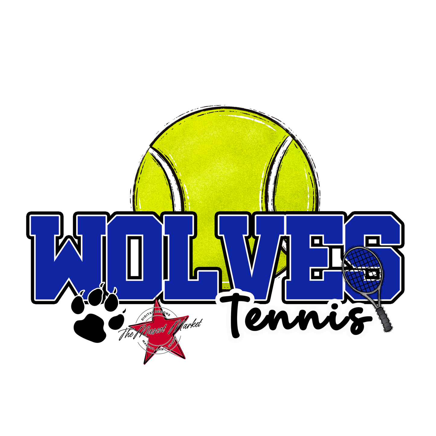 Wolves Varsity Tennis-Royal Blue