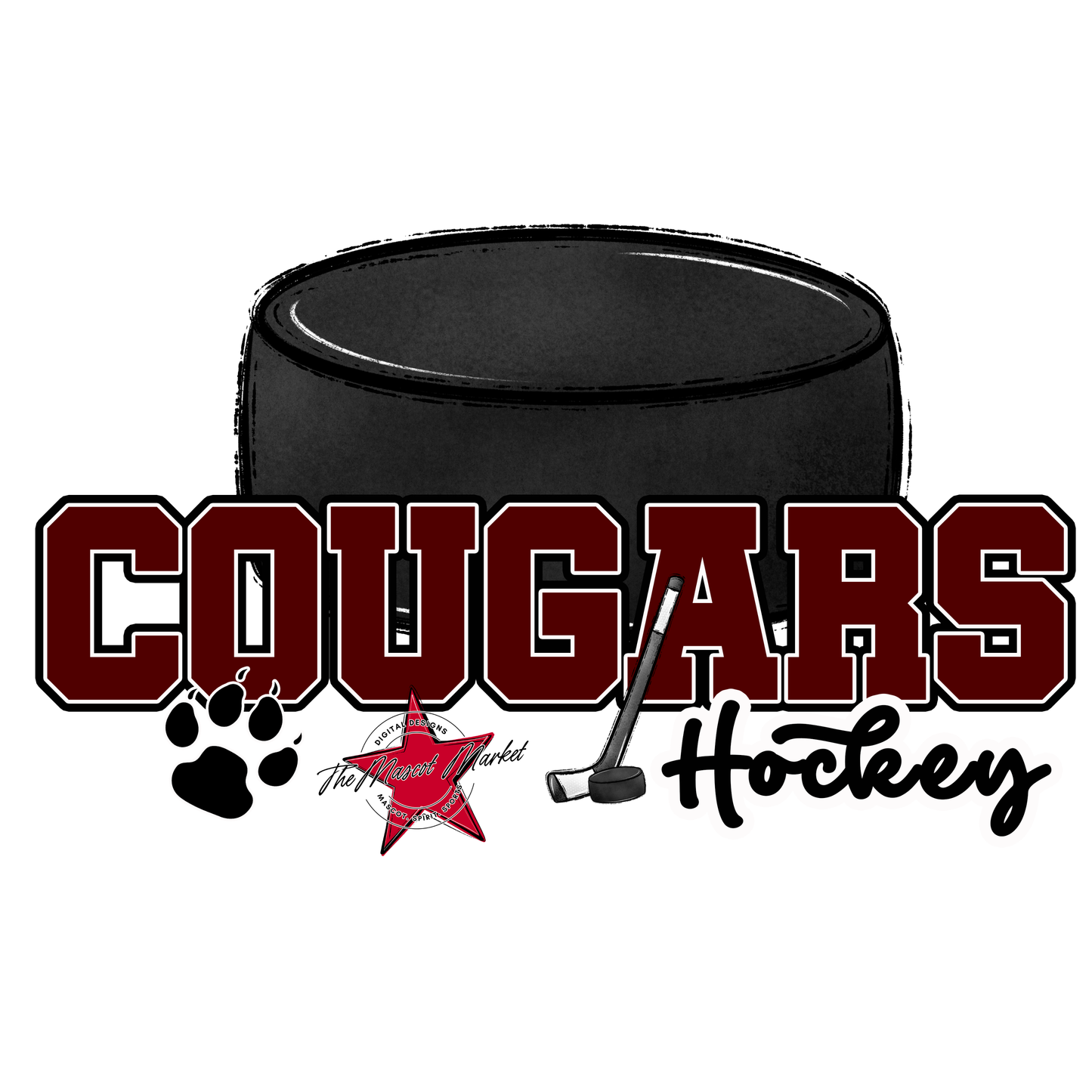 Cougars Varsity Hockey-Maroon