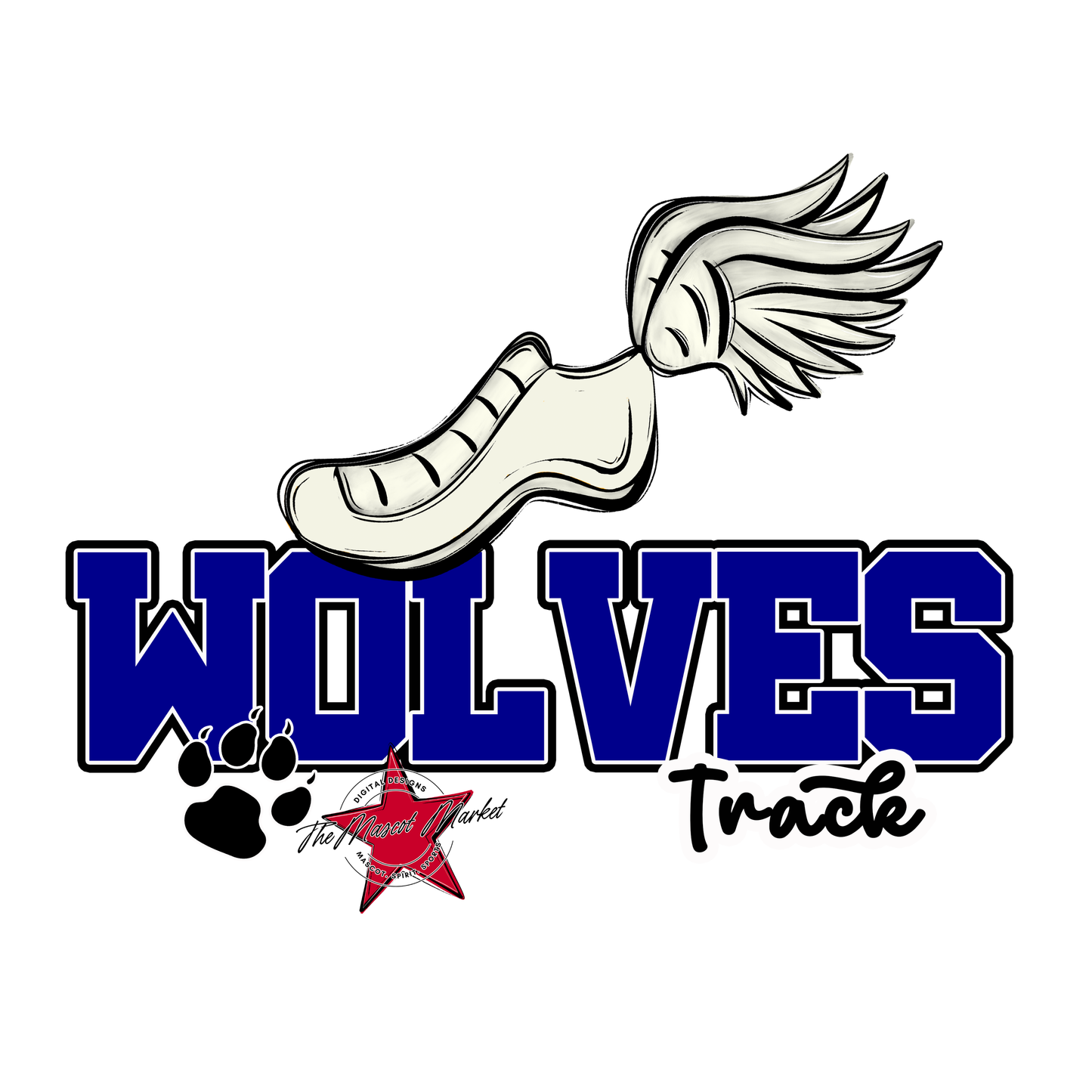 Wolves Varsity Track-Blue