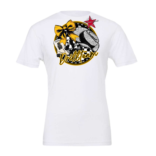 Drill team Circle Design-Yellow