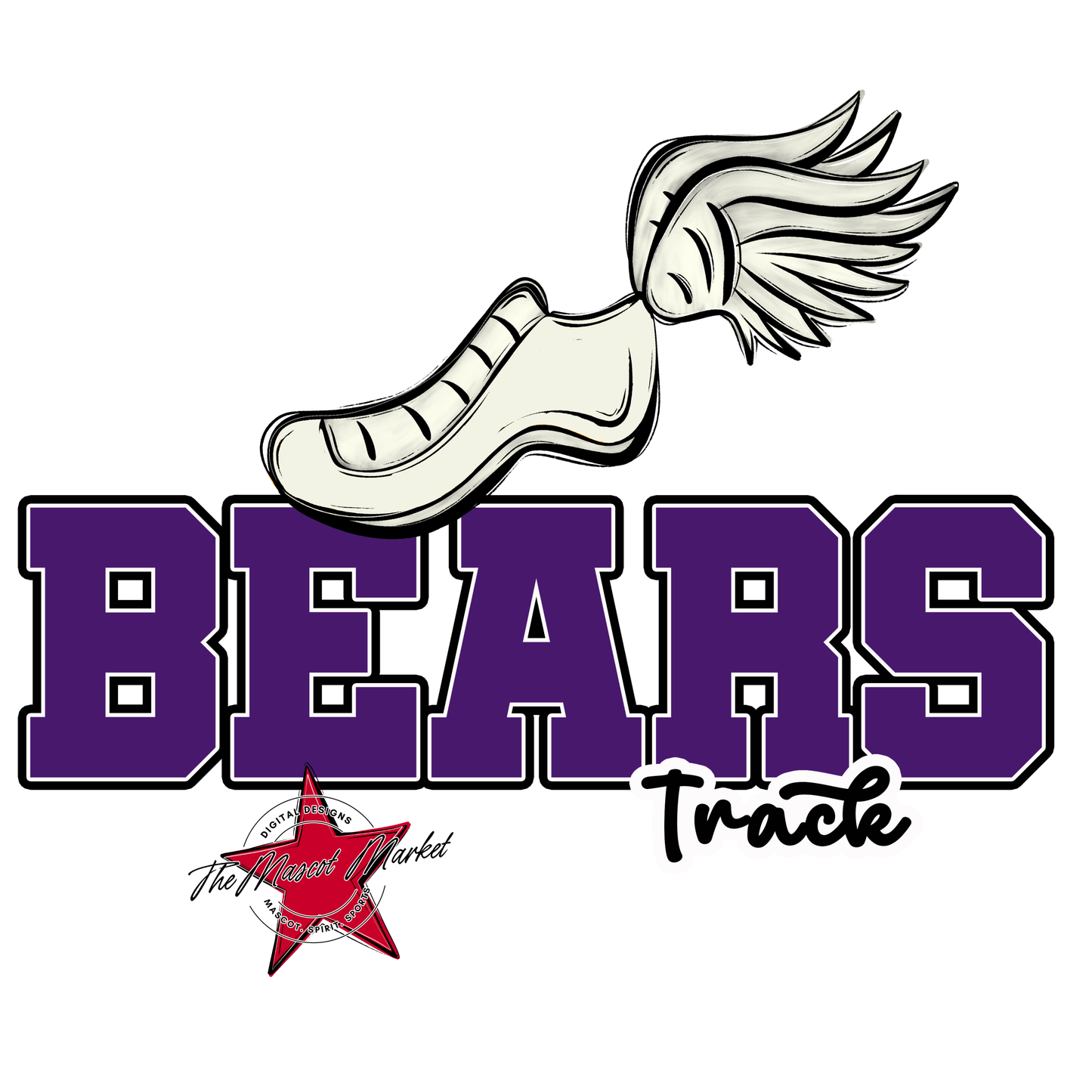 Bears Varsity Track Design-Purple