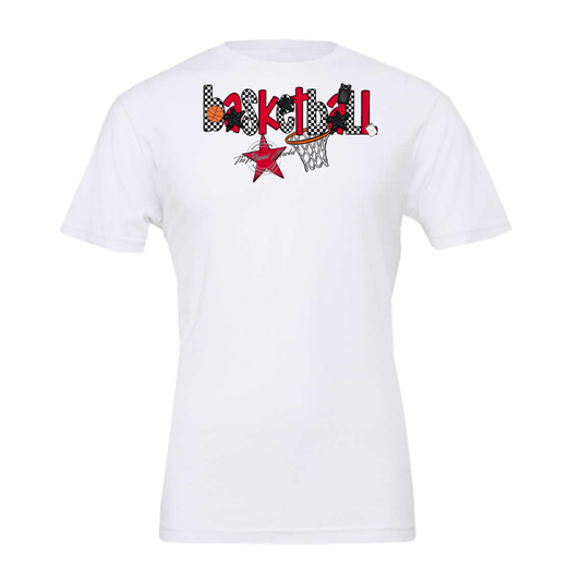 Basketball Checker Alpha-Red