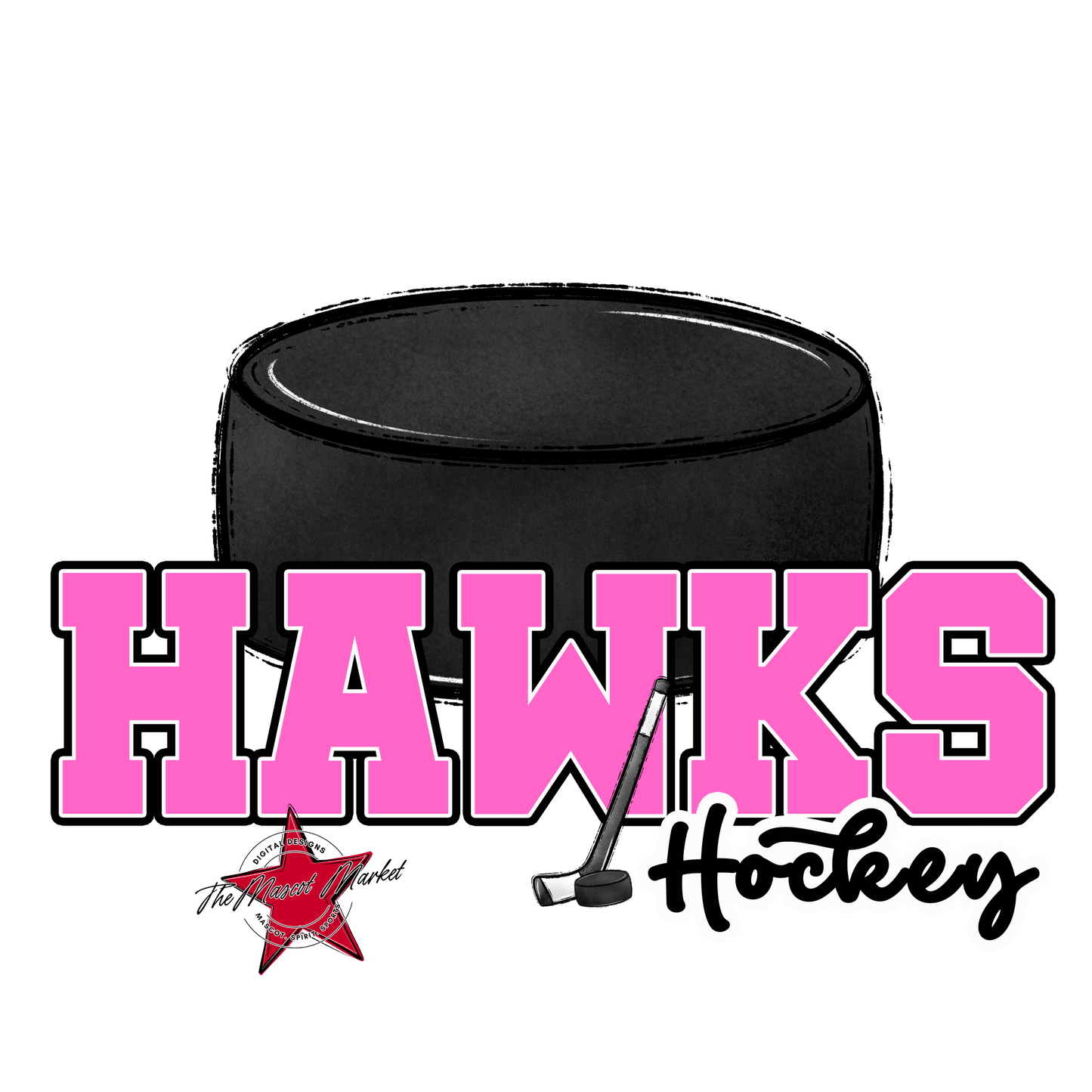 Hawks Varsity Hockey-Baby Pink