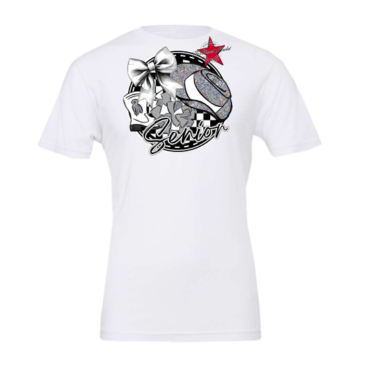 Senior Drill team Circle Design-Silver