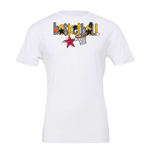 Basketball Checker Alpha-Yellow