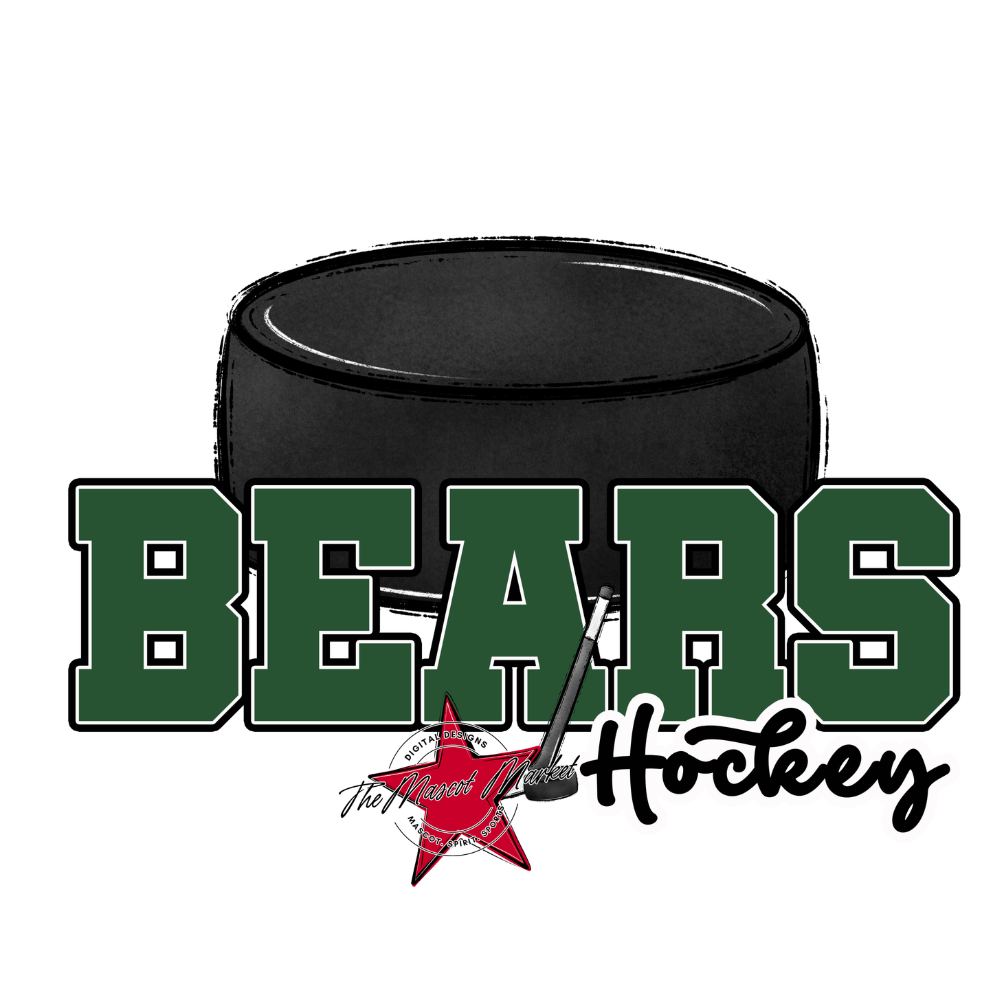 Bears Varsity Hockey Design-Green