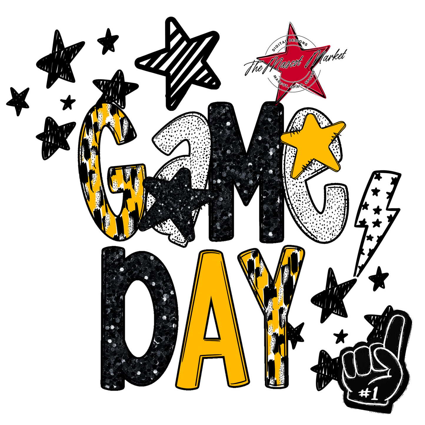 Game Day Scrape Design-Yellow