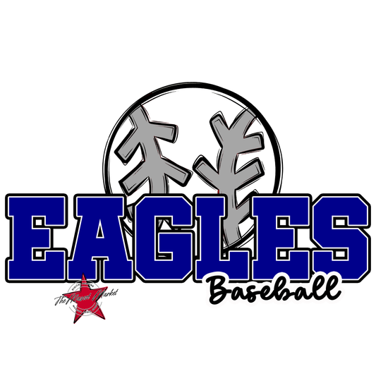 Eagles Varsity Baseball Design-Blue