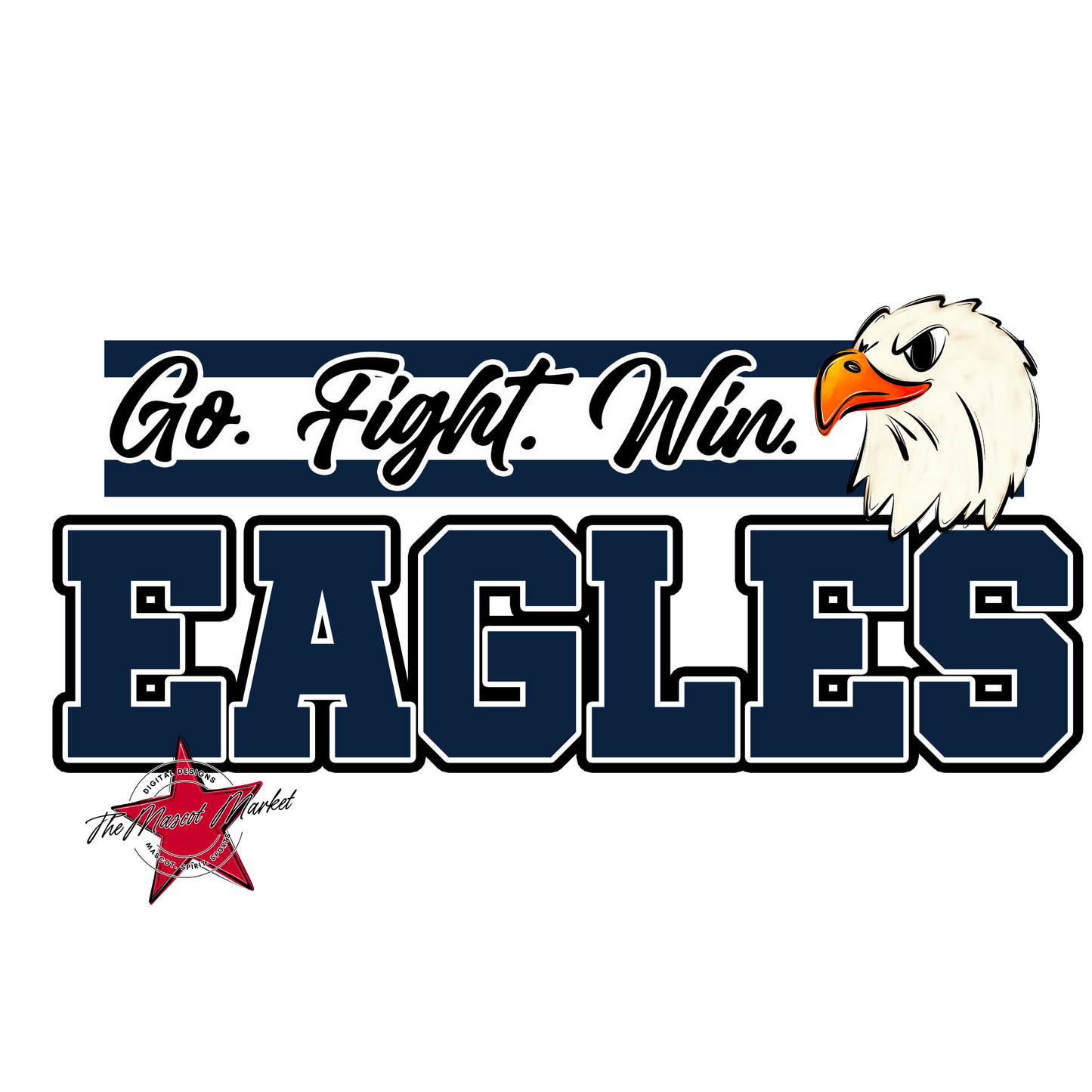 Go Fight Win Eagles-Navy