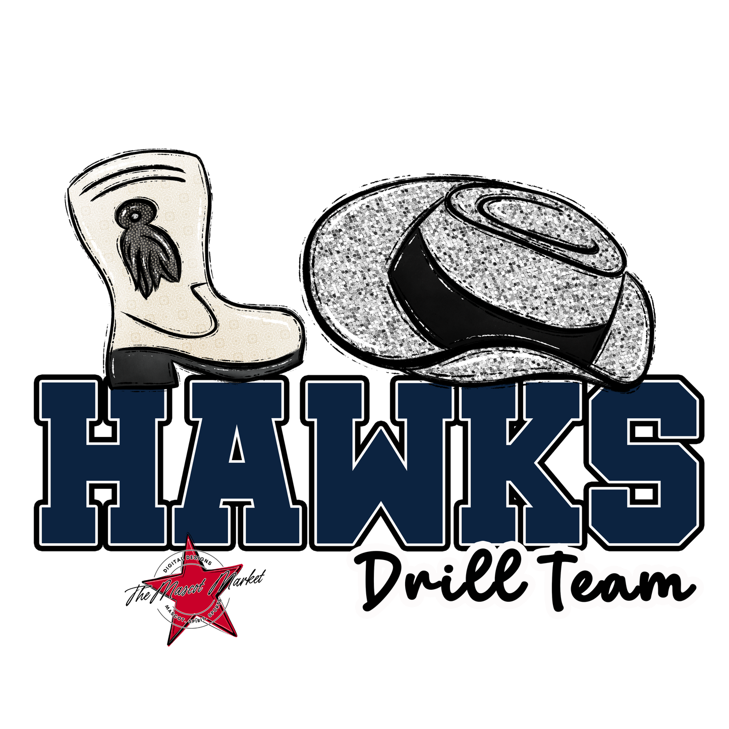 Hawks Varsity Drillteam-Navy