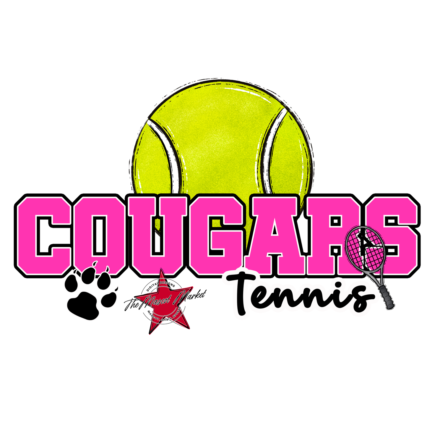 Cougars Varsity Tennis-Pink