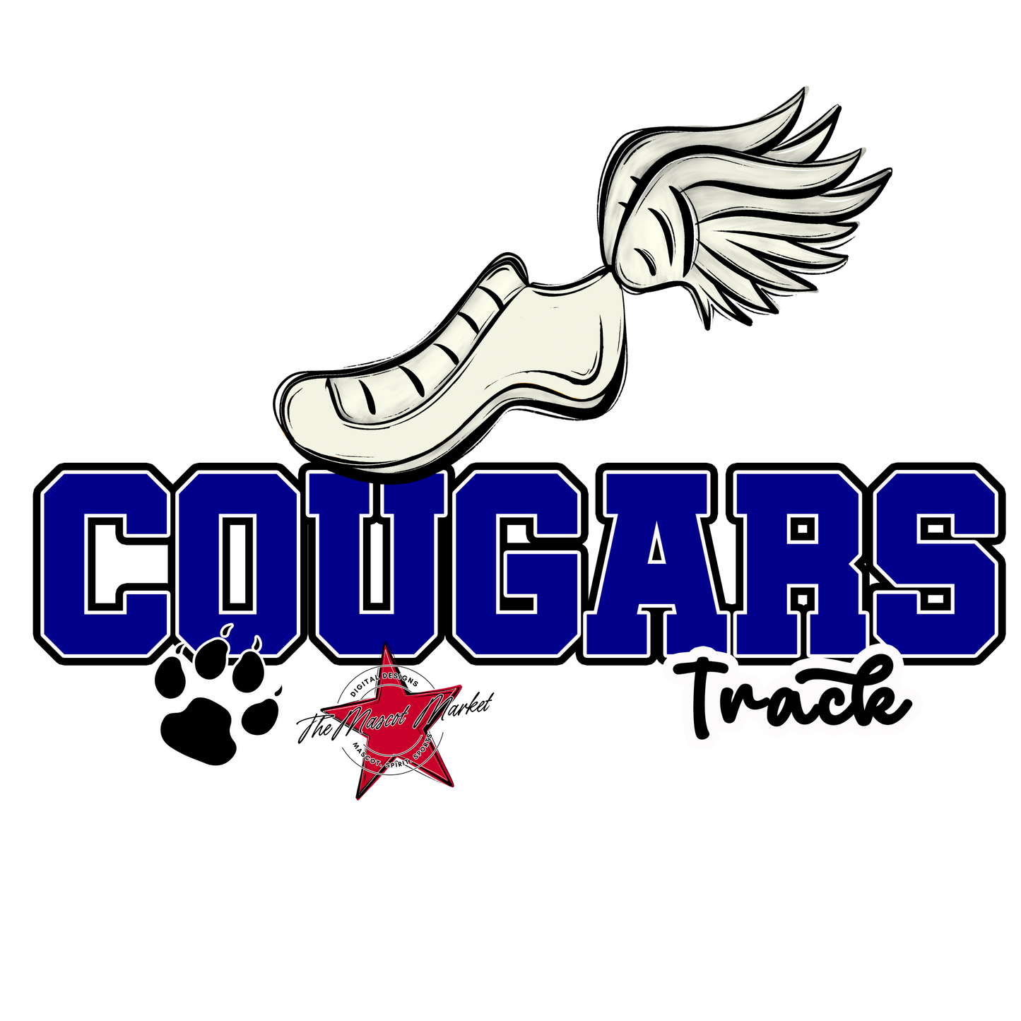 Cougars Varsity Track-Blue