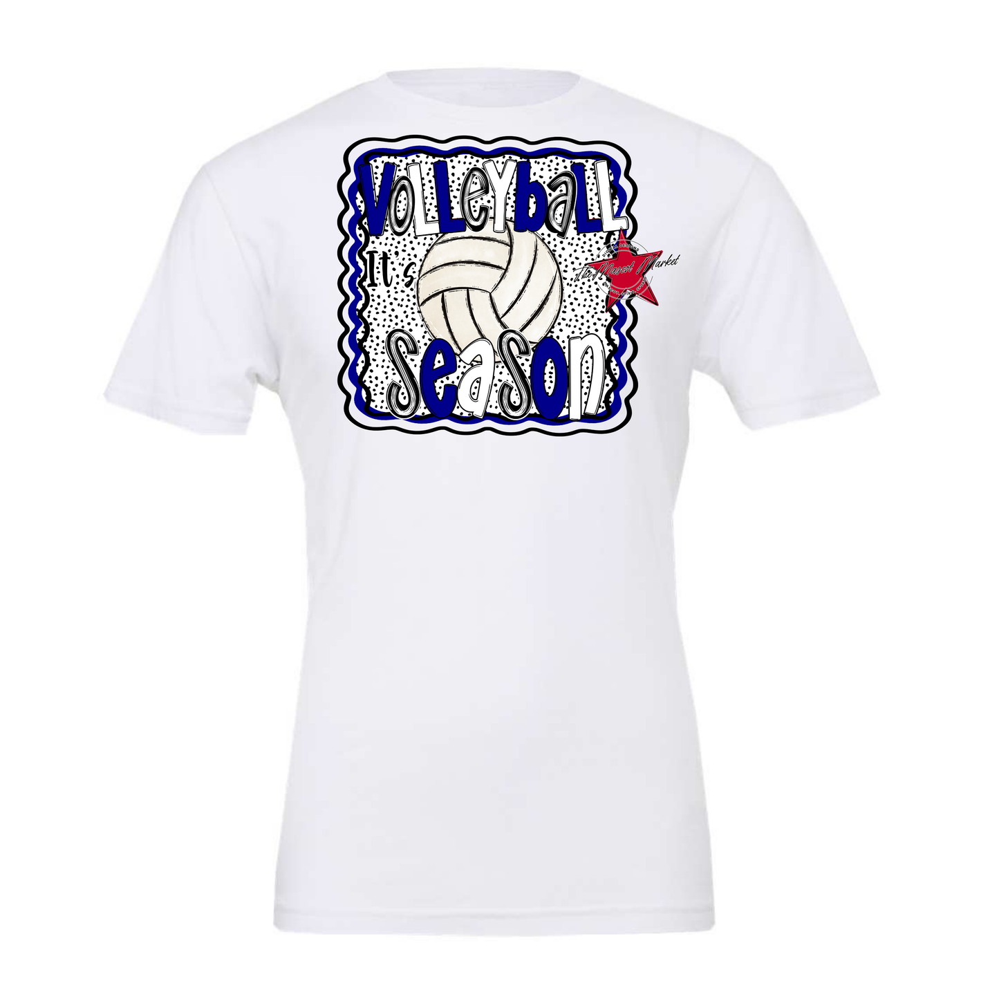 It's Volleyball Season Design-Blue