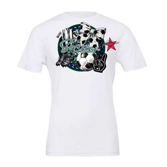 Circle Soccer Design-Navy-Green