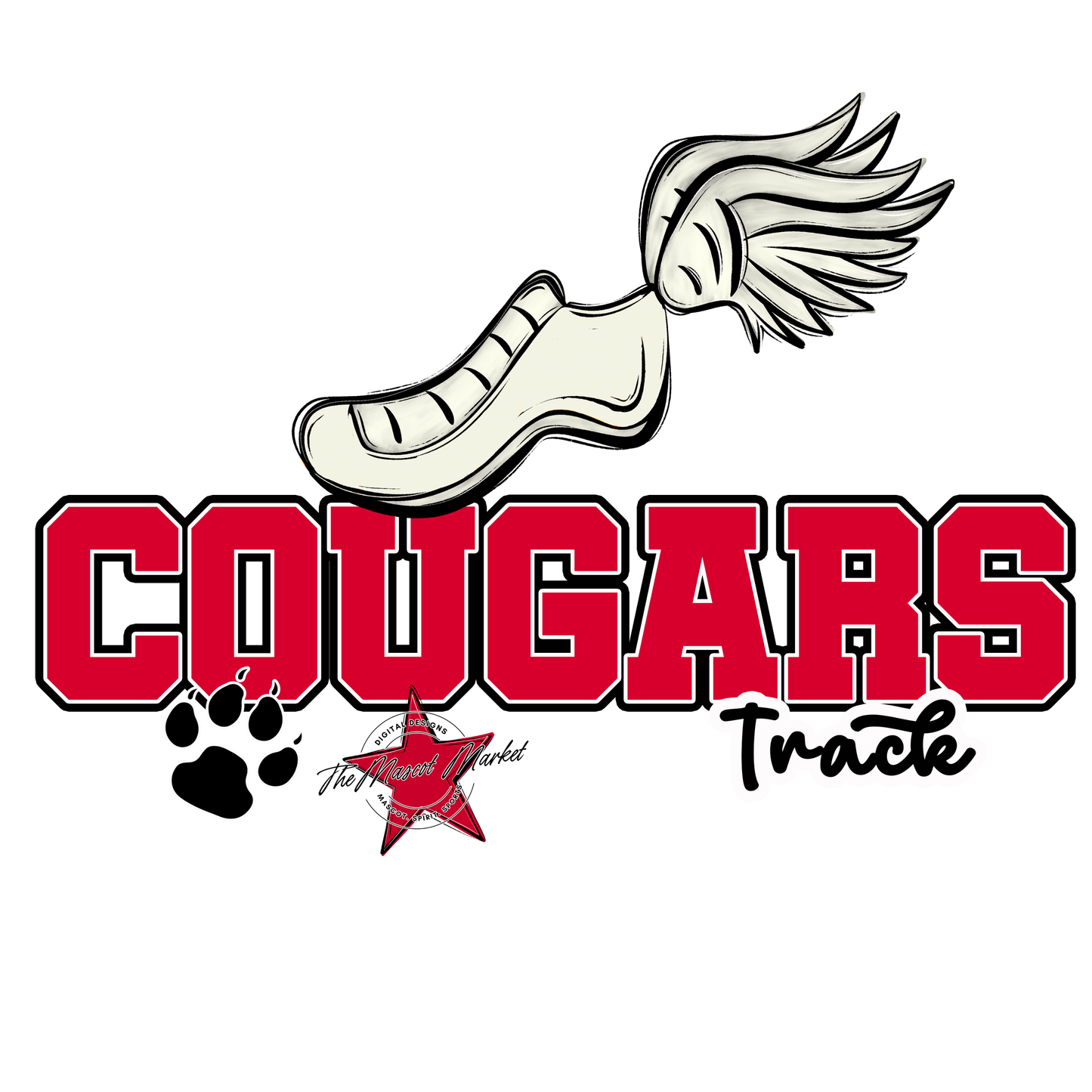 Cougars Varsity Track-Red