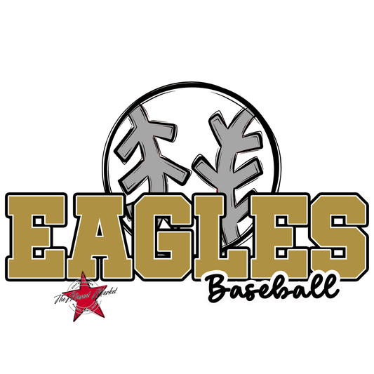 Eagles Varsity Baseball Design-Gold