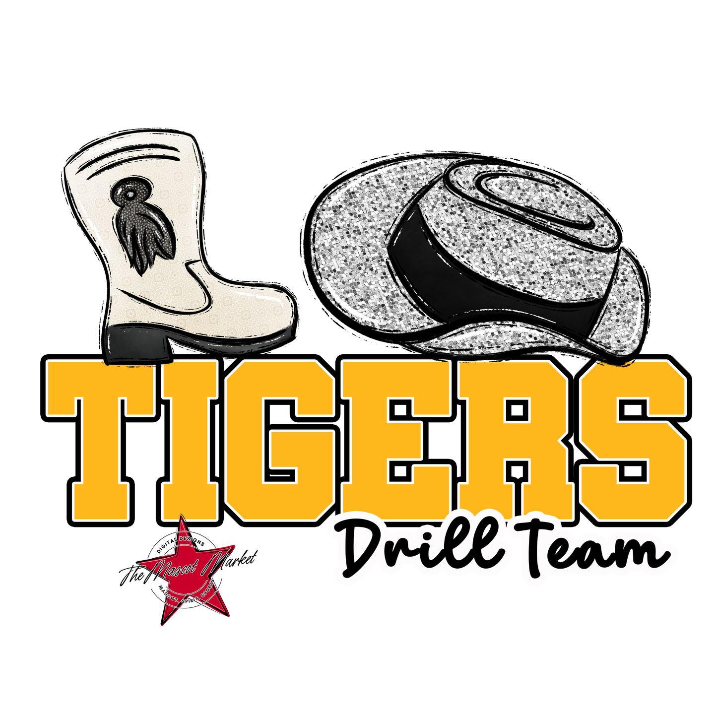Tigers Varsity Drillteam-Yellow