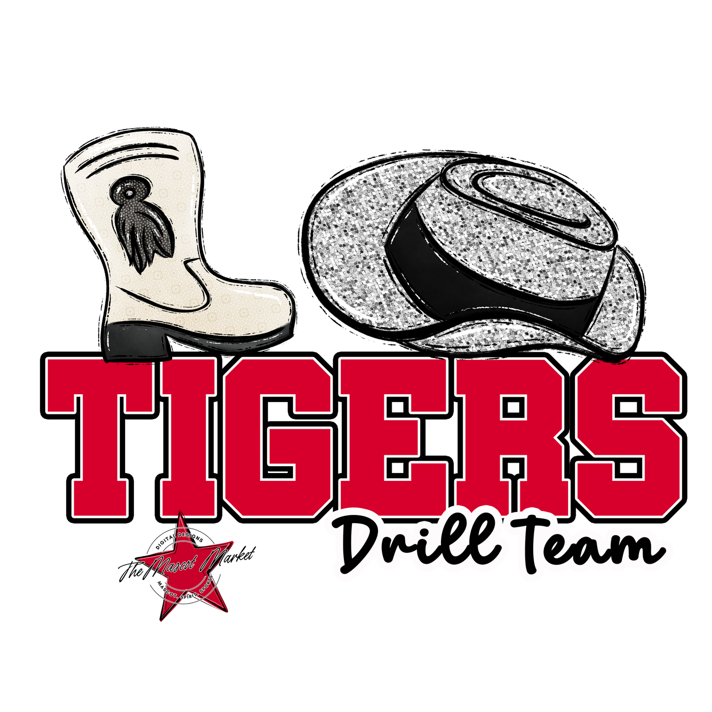 Tigers Varsity Drillteam-Red