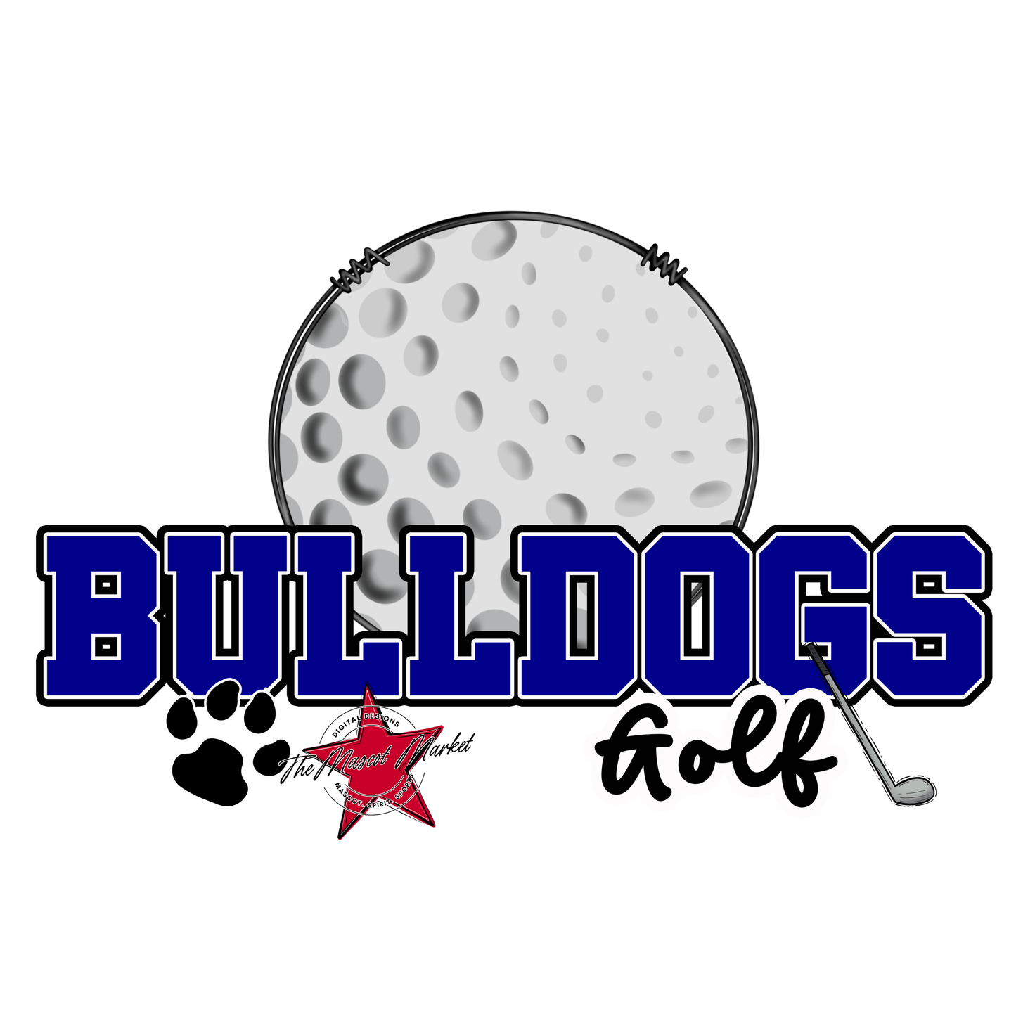 Bulldogs Varsity Golf-Blue