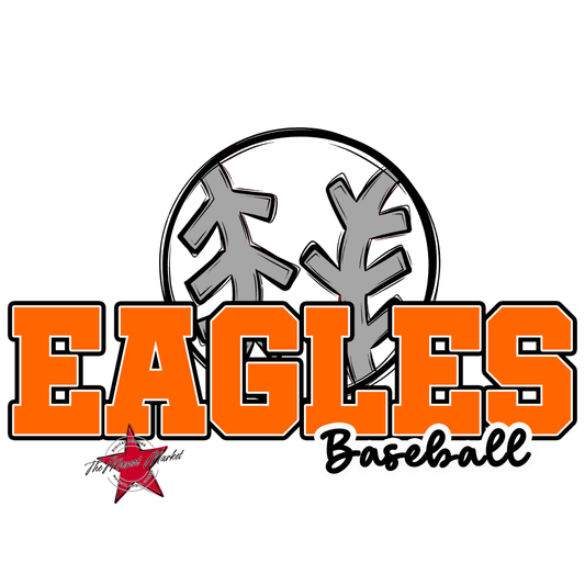 Eagles Varsity Baseball Design-Orange