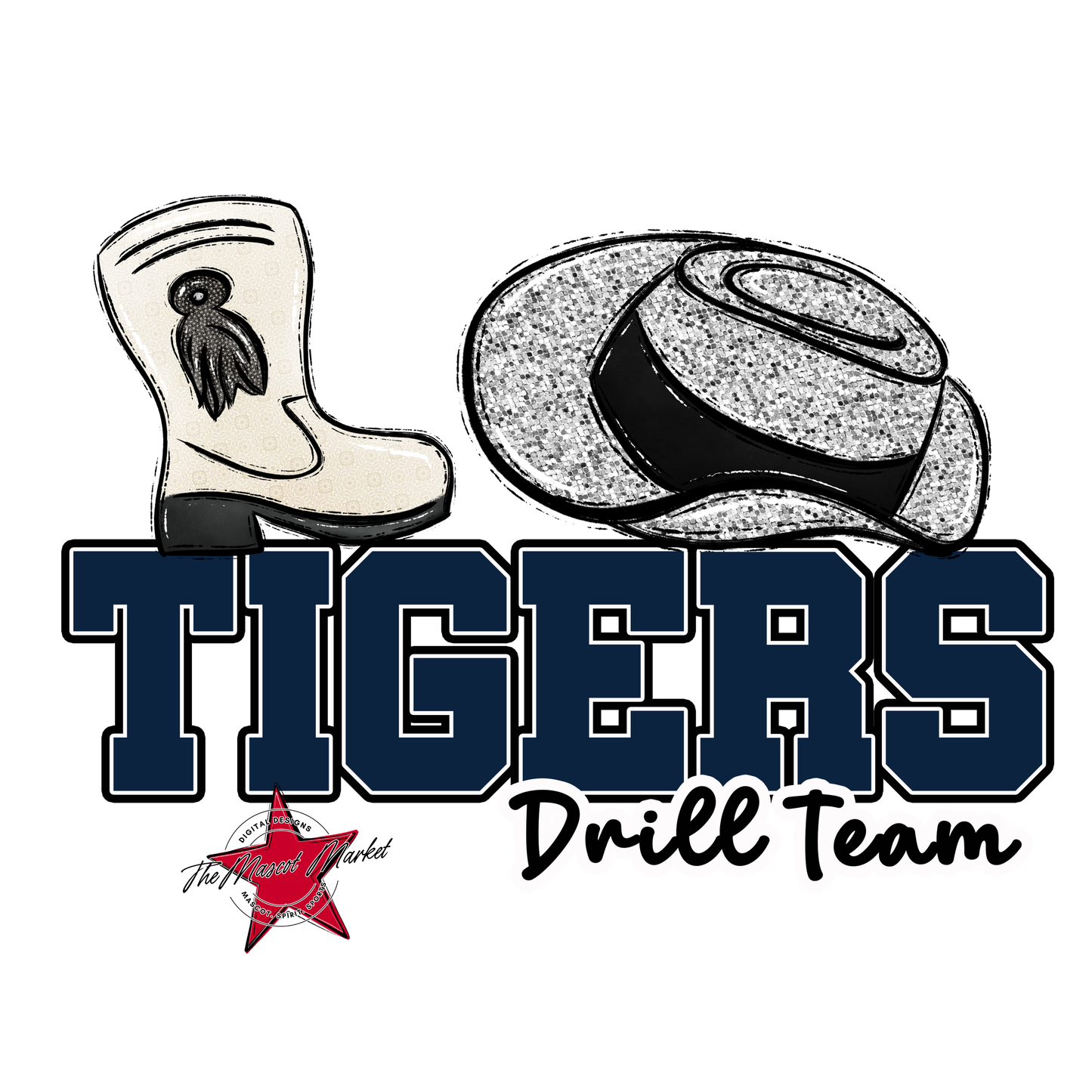 Tigers Varsity Drillteam-Navy
