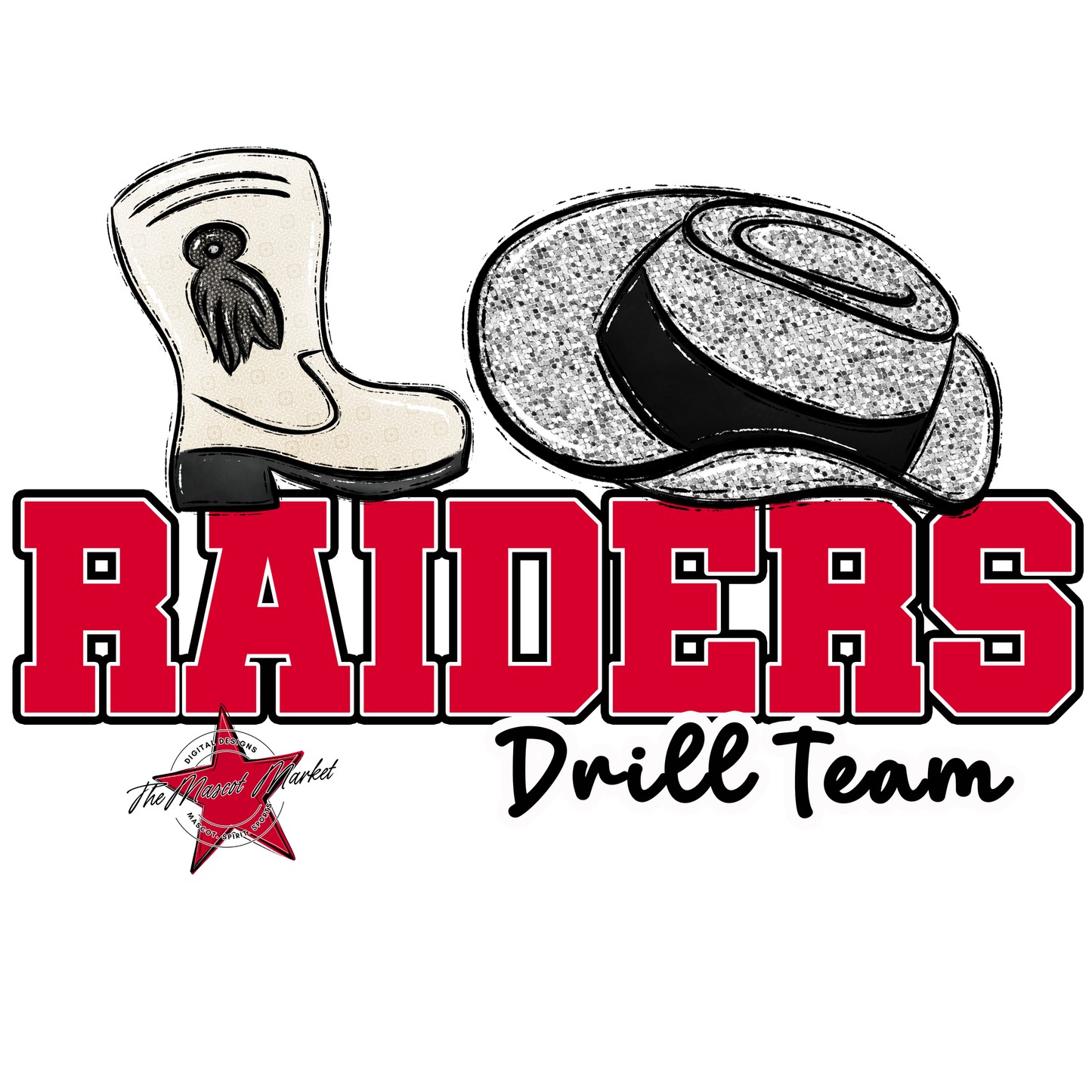 Raiders Varsity Drillteam-Red