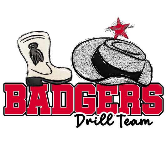 Badgers Varsity Drillteam Design-Red