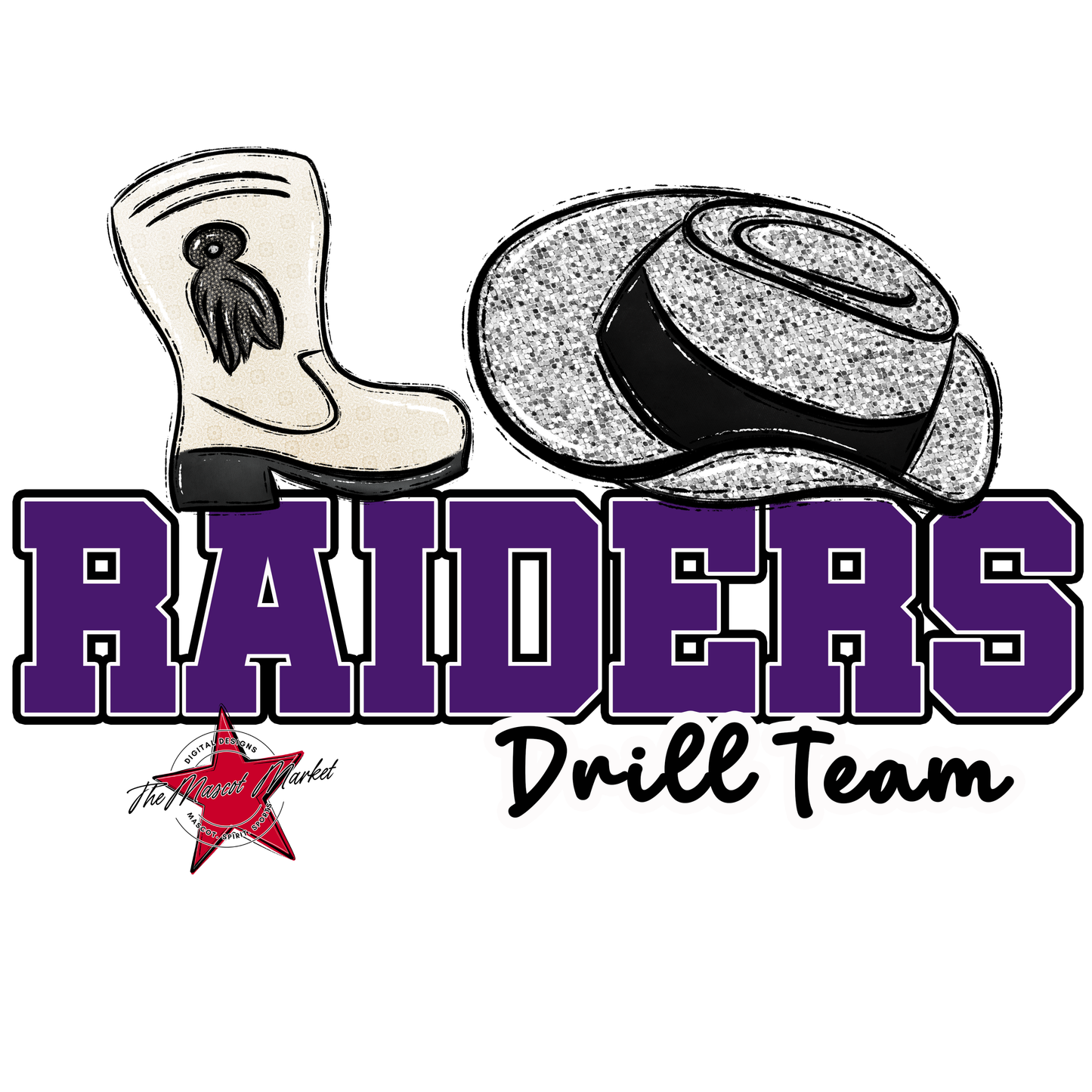 Raiders Varsity Drillteam-Purple