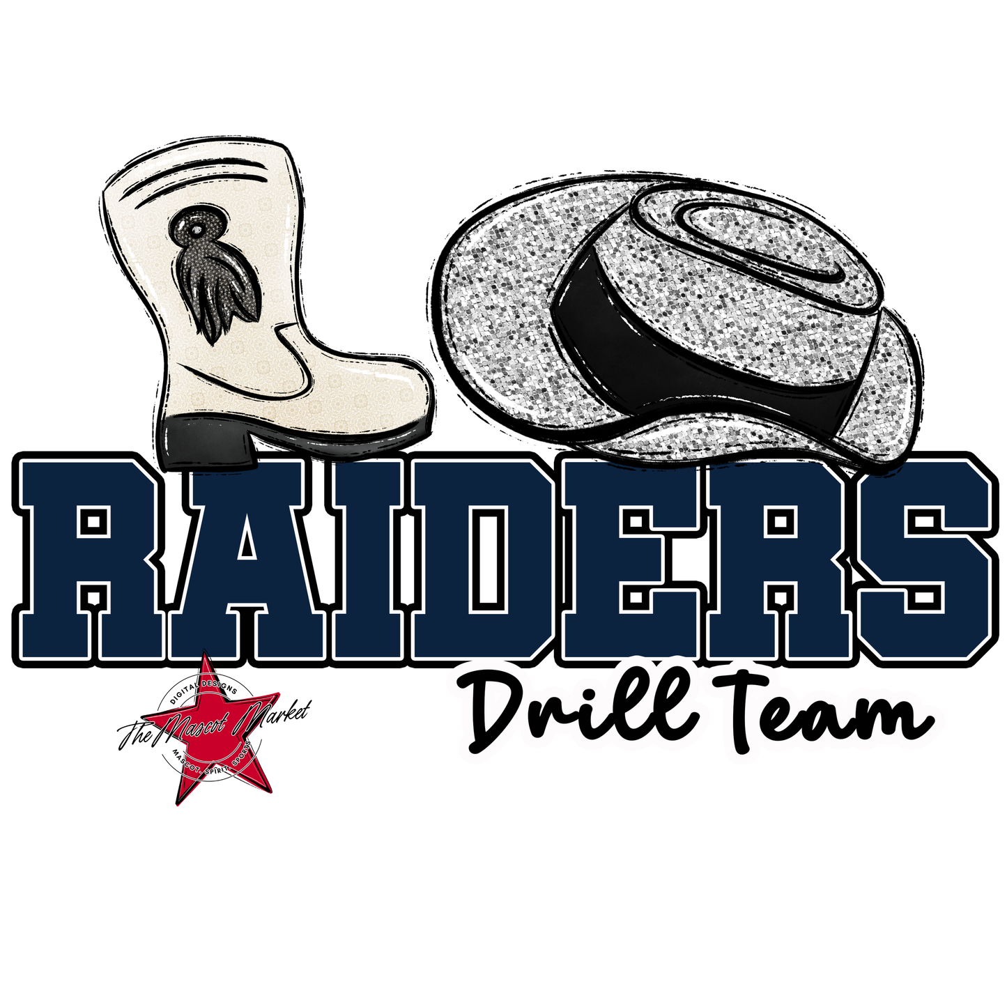 Raiders Varsity Drillteam-Navy
