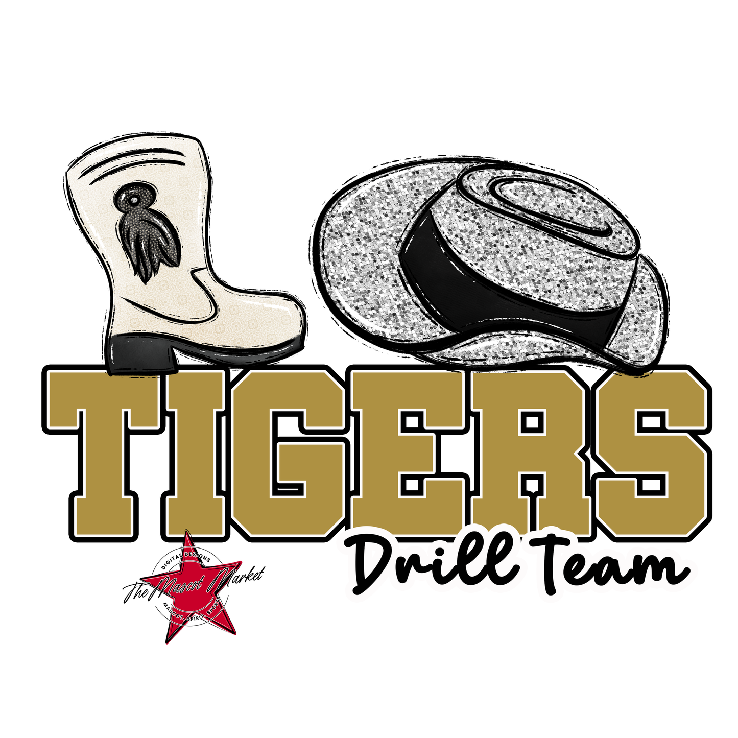 Tigers Varsity Drillteam-Gold
