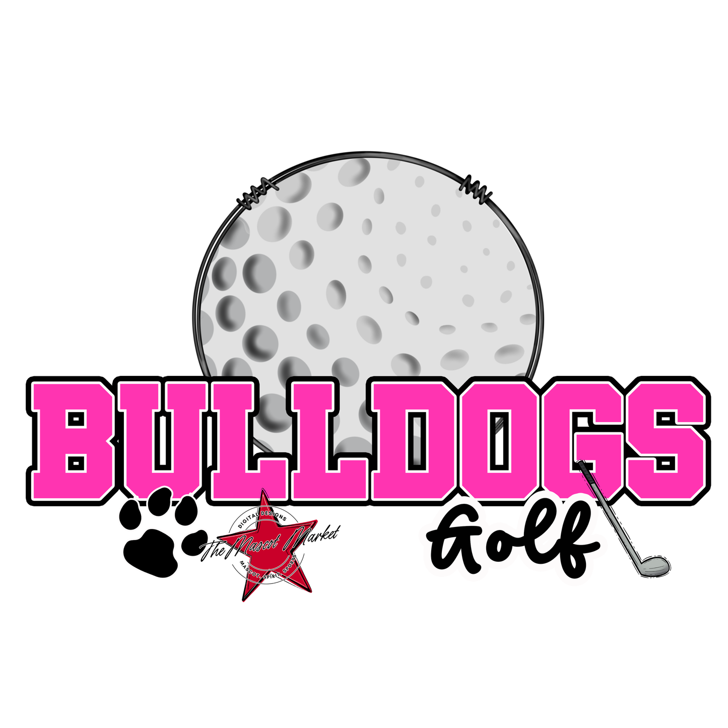 Bulldogs Varsity Golf-Pink
