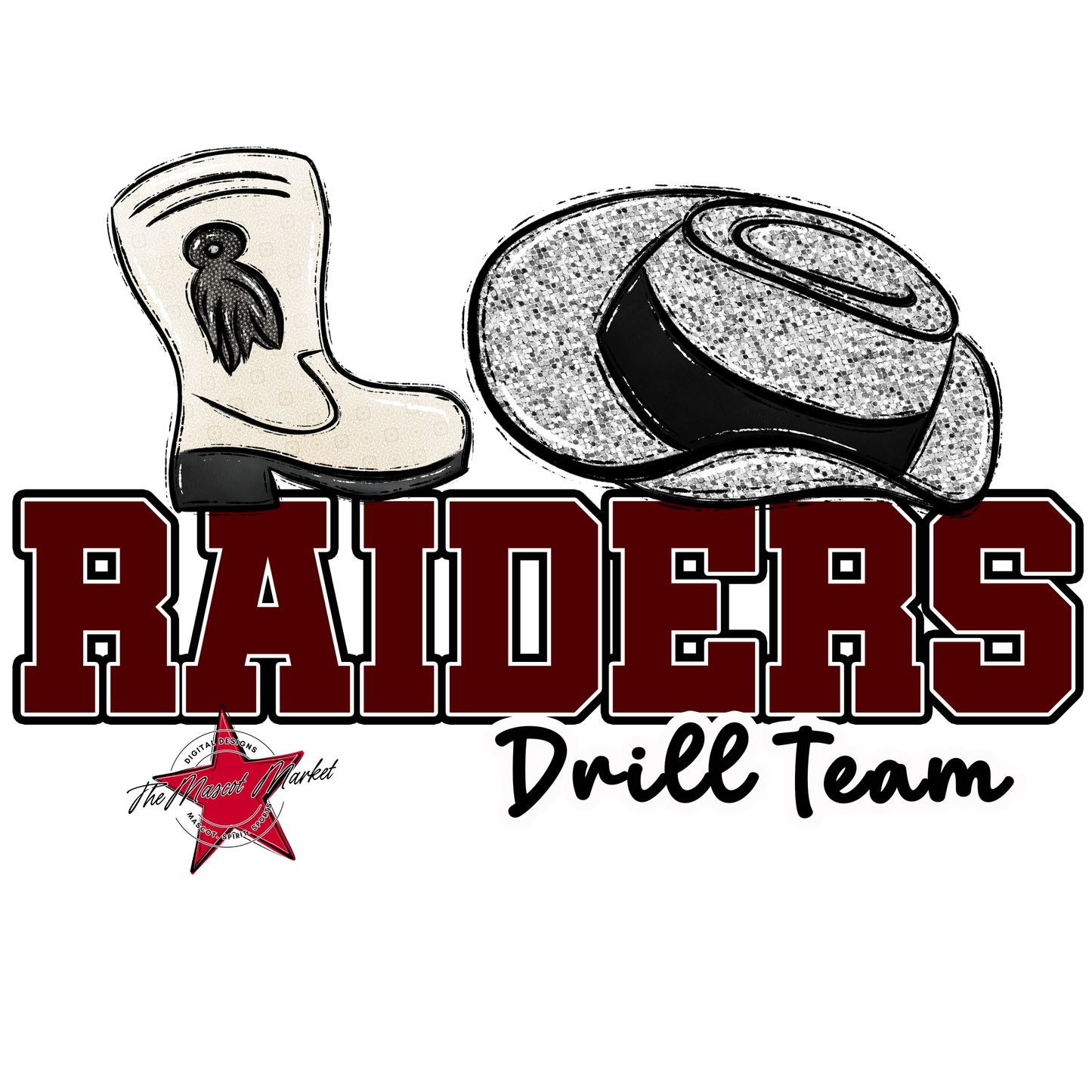 Raiders Varsity Drillteam-Maroon