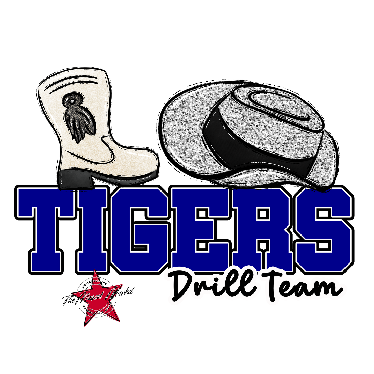 Tigers Varsity Drillteam-Blue
