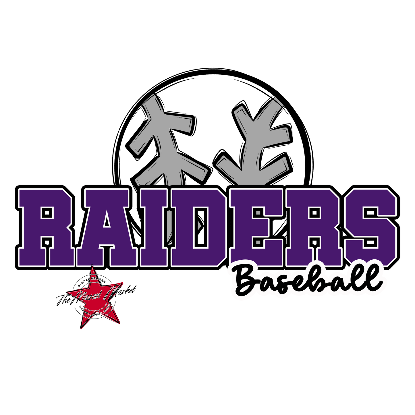 Raiders Varsity Baseball-Purple