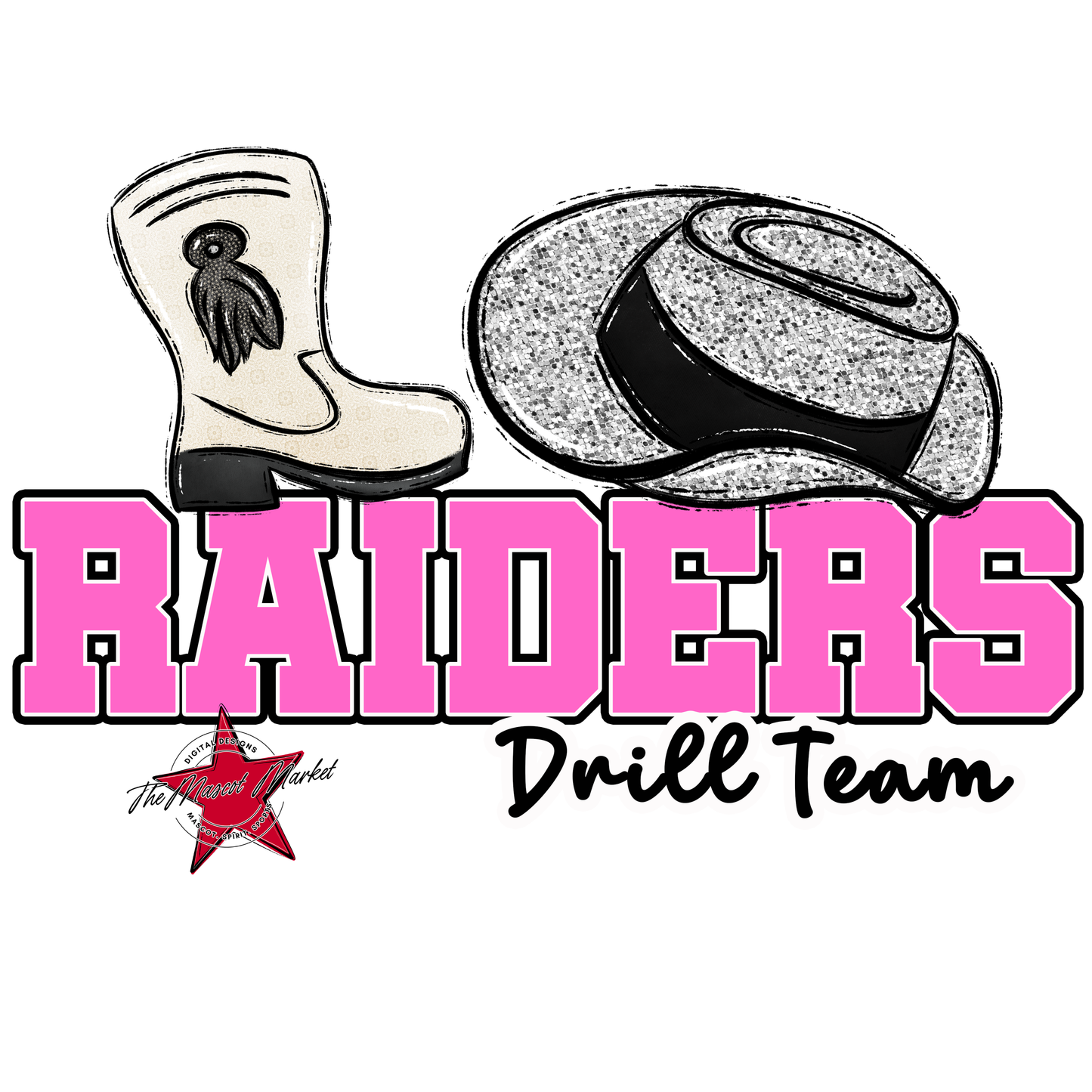 Raiders Varsity Drillteam-Baby Pink