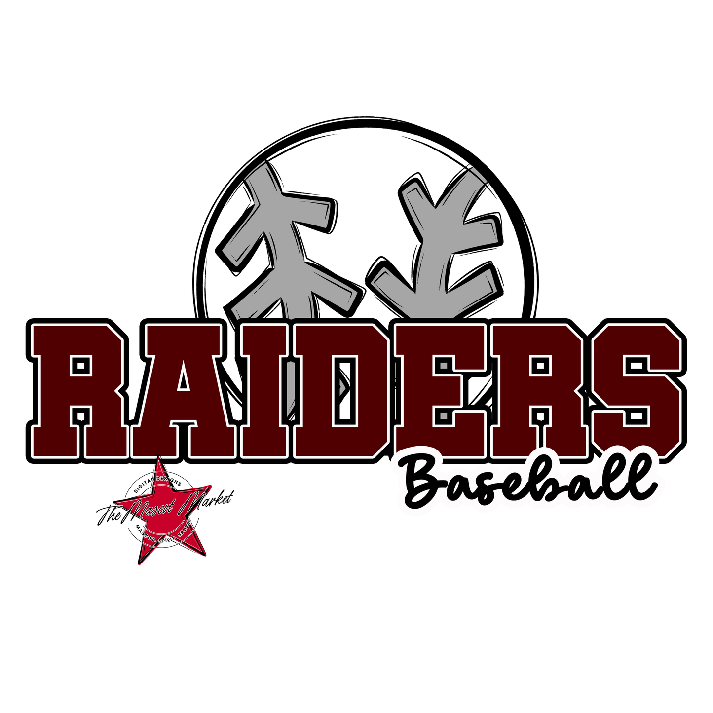 Raiders Varsity Baseball-Maroon