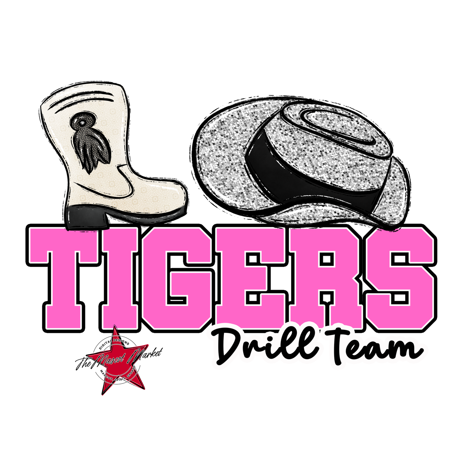 Tigers Varsity Drillteam-Baby Pink