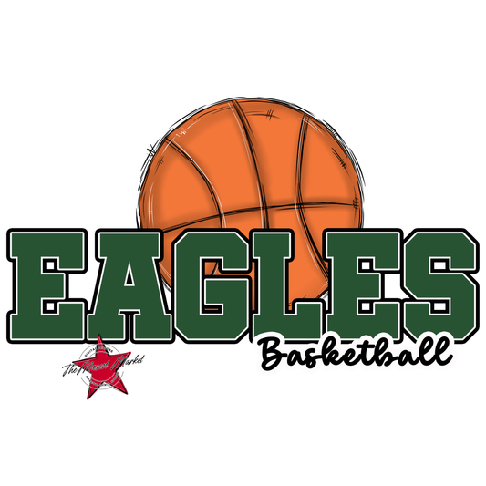 Eagles Varsity Basketball Design-Green