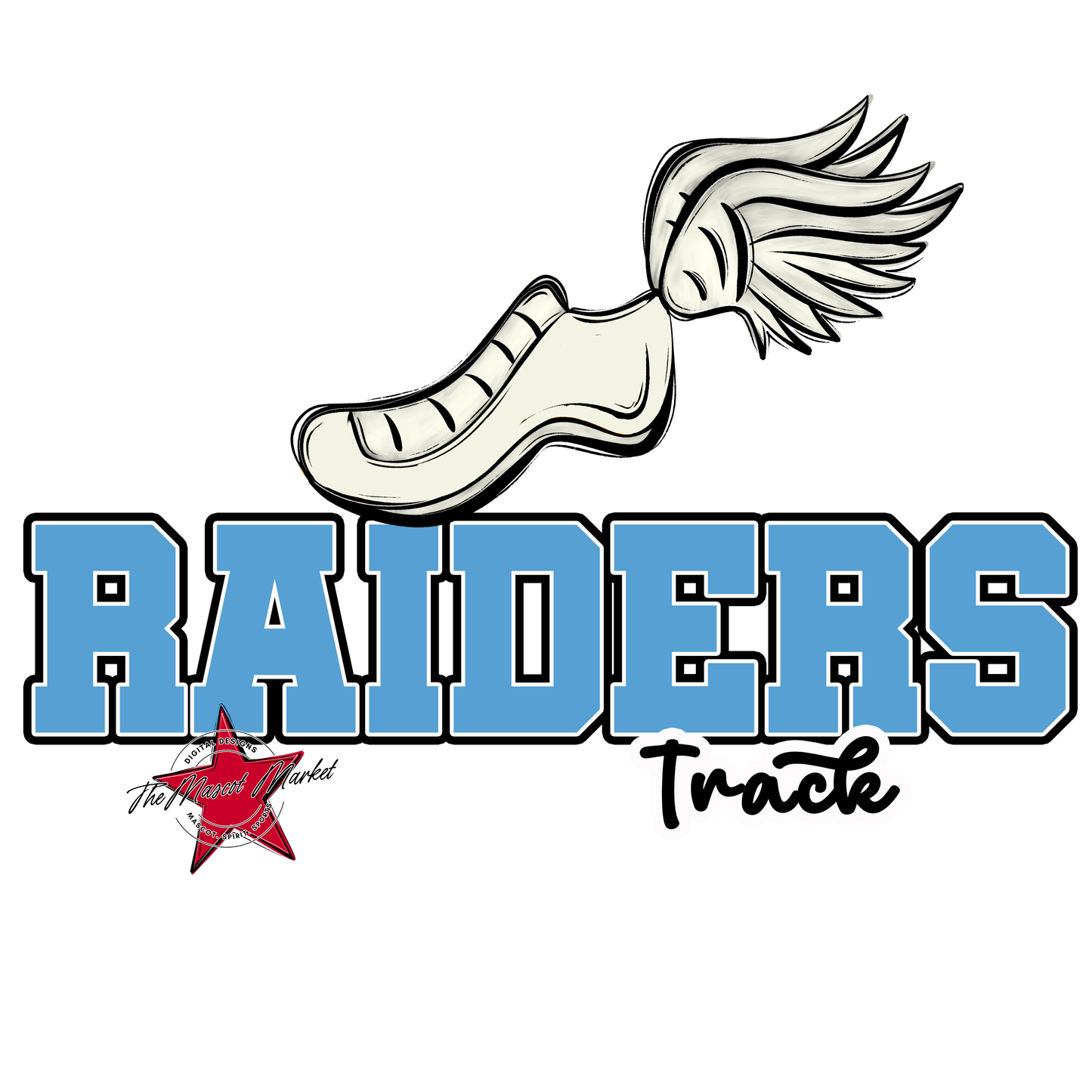 Raiders Varsity Track-Carolina Blue