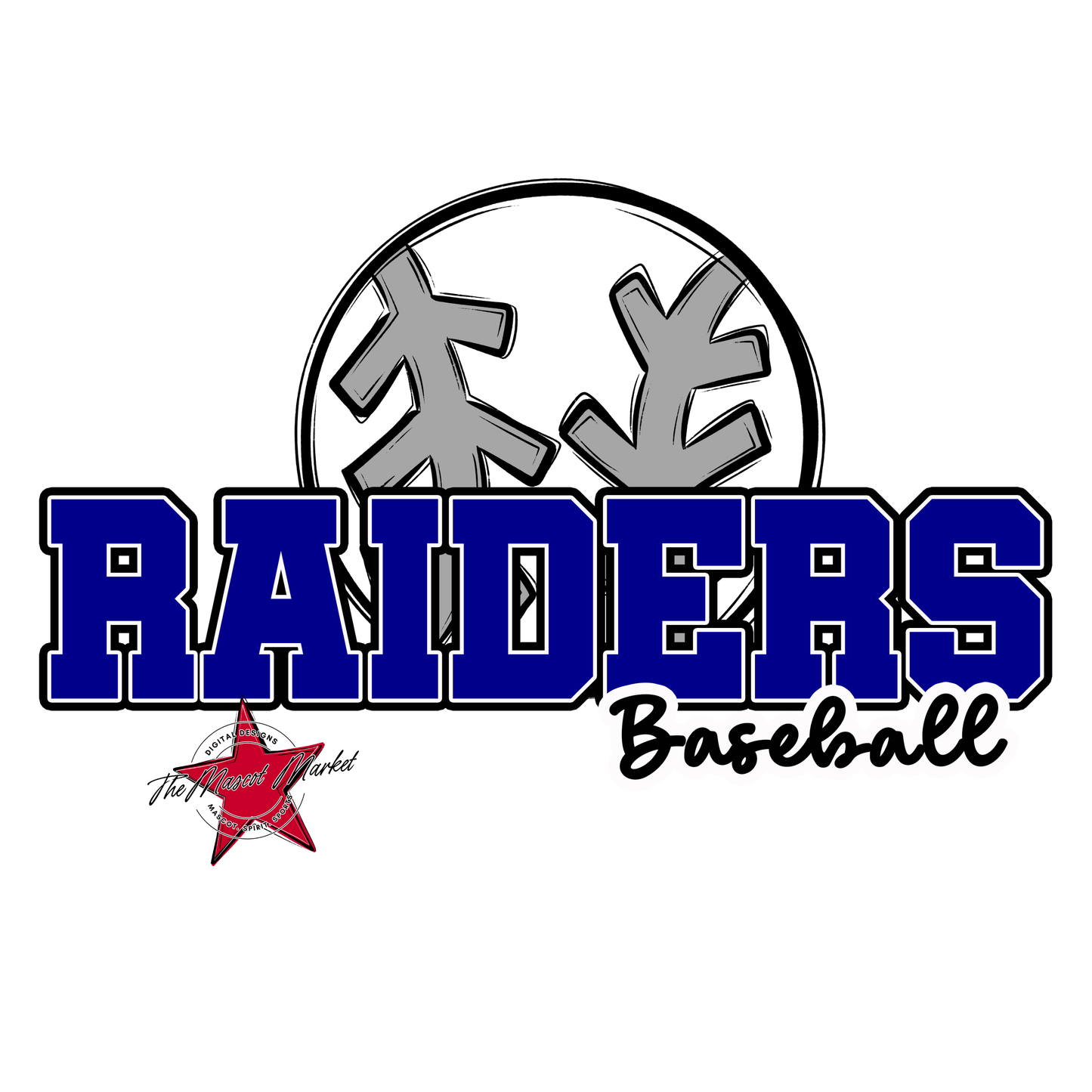 Raiders Varsity Baseball-Blue