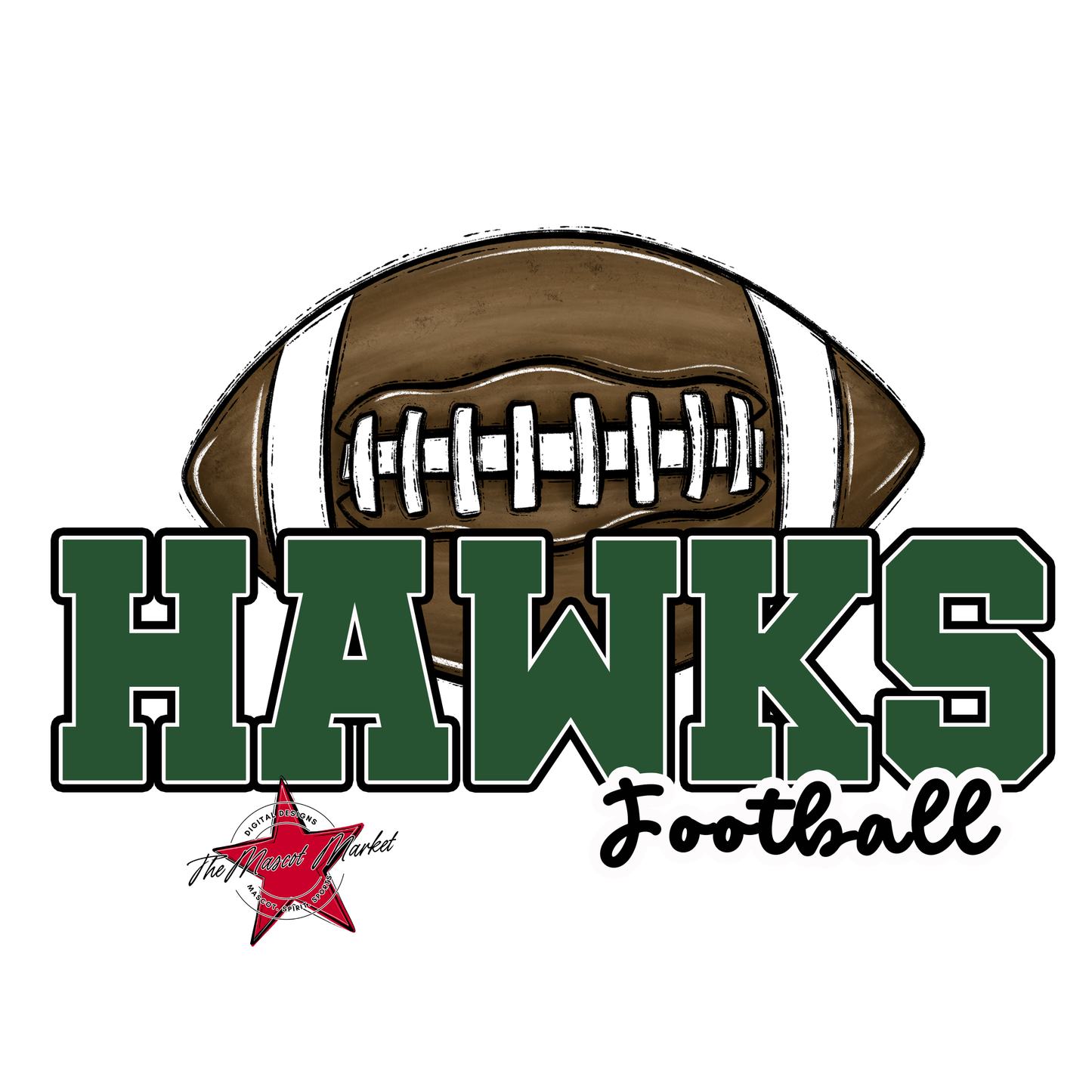 Hawks Varsity Football-Green