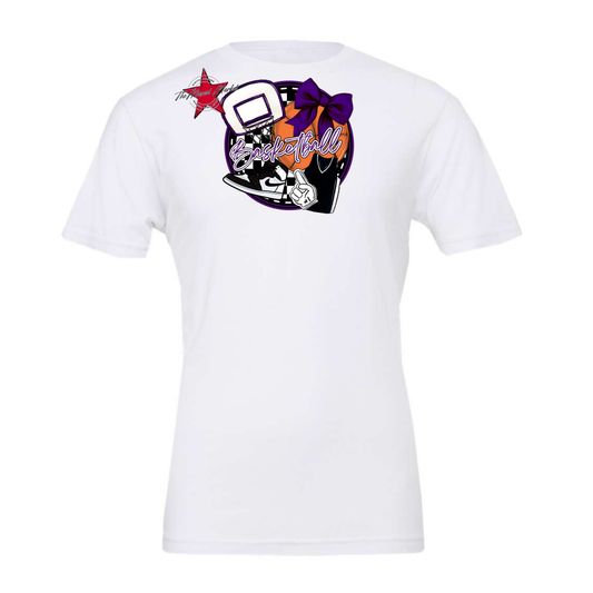 Circle Basketball Design-Purple