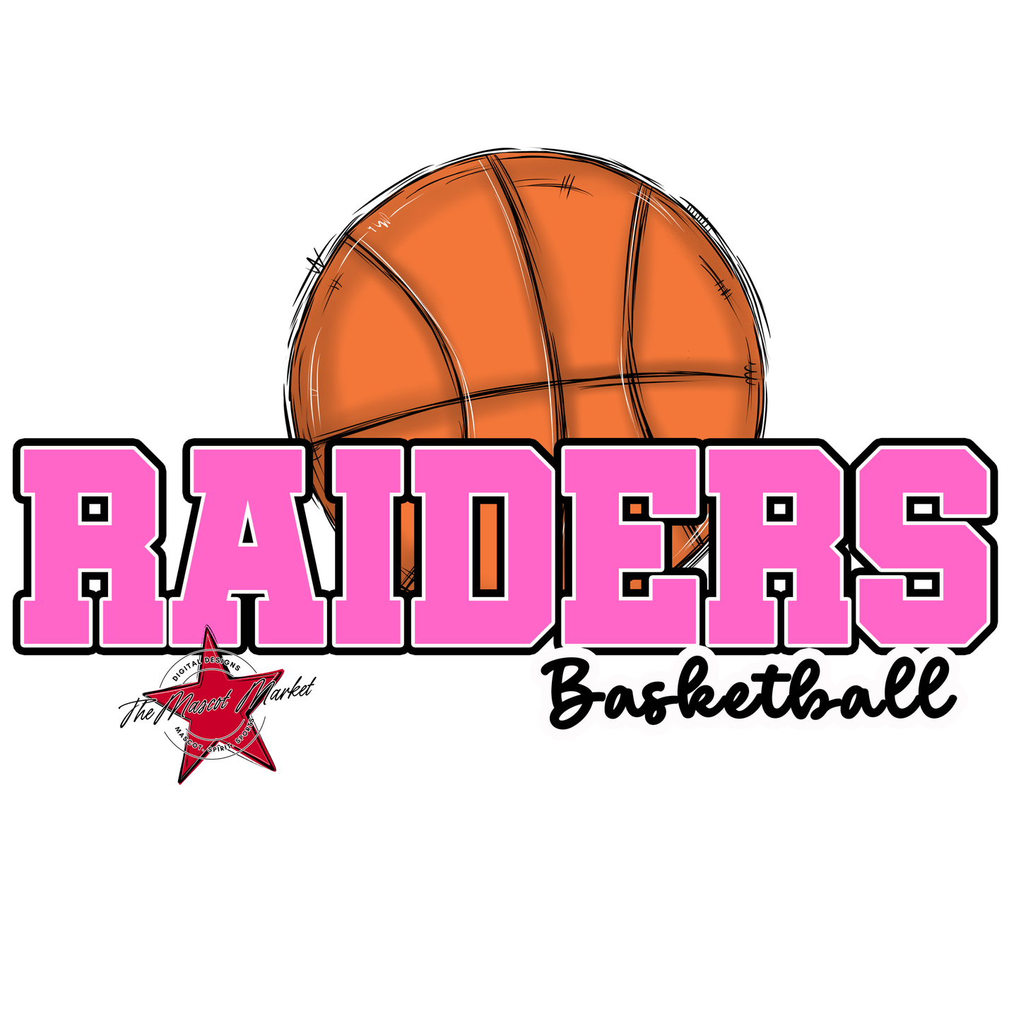 Raiders Varsity Basketball-Baby Pink