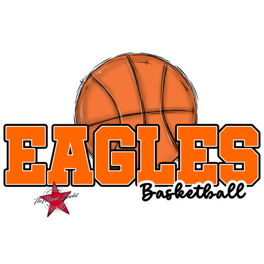 Eagles Varsity Basketball Design-Orange