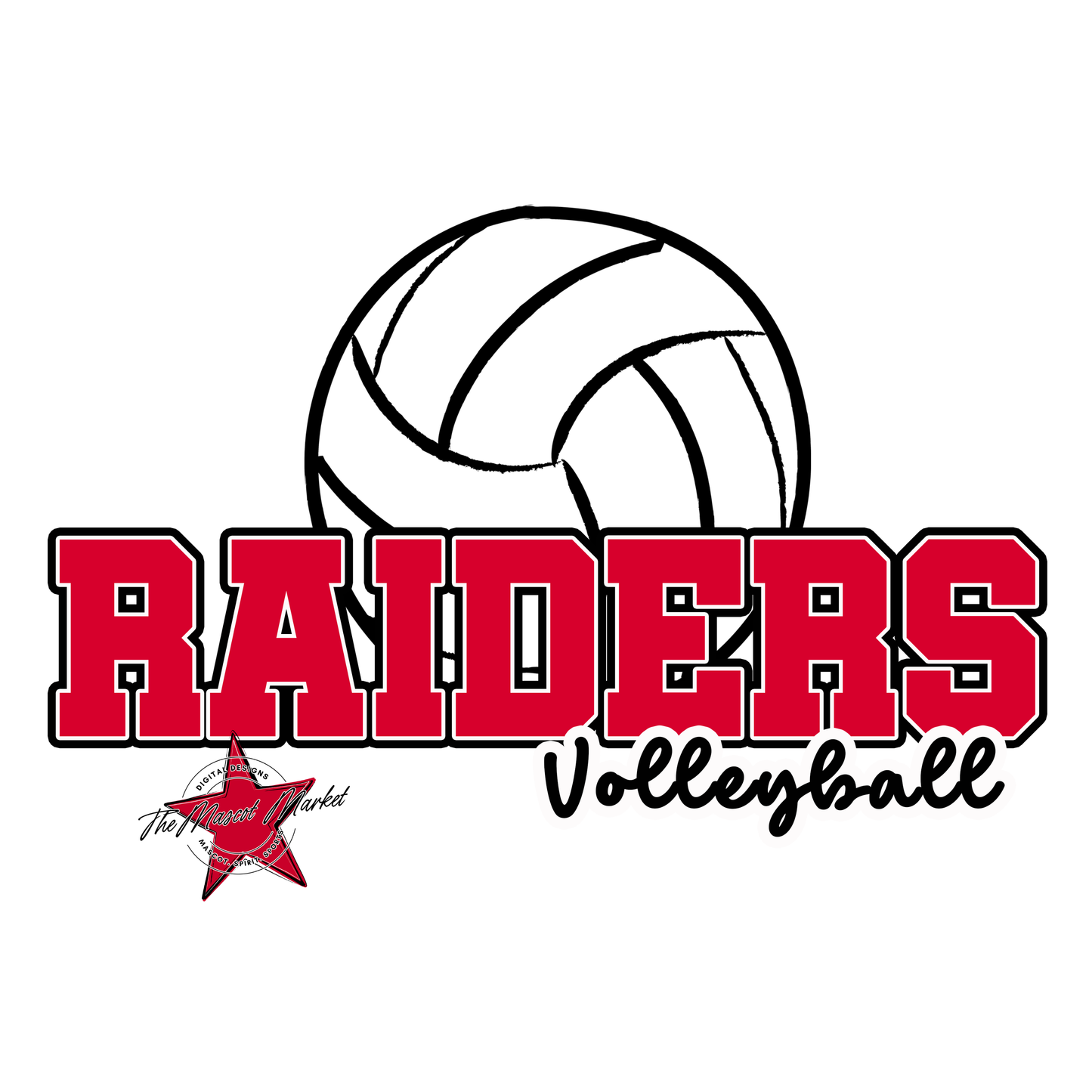Raiders Varsity Volleyball-Red