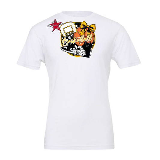 Circle Basketball Design-Yellow