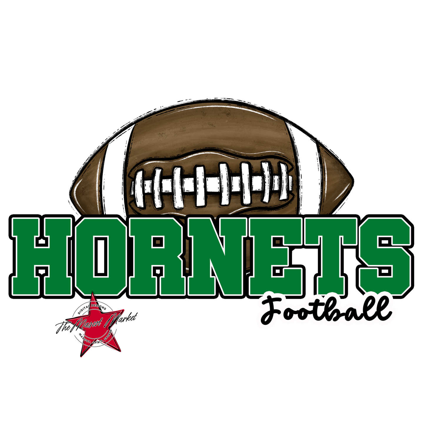 Hornets Varsity Football-Kelly Green