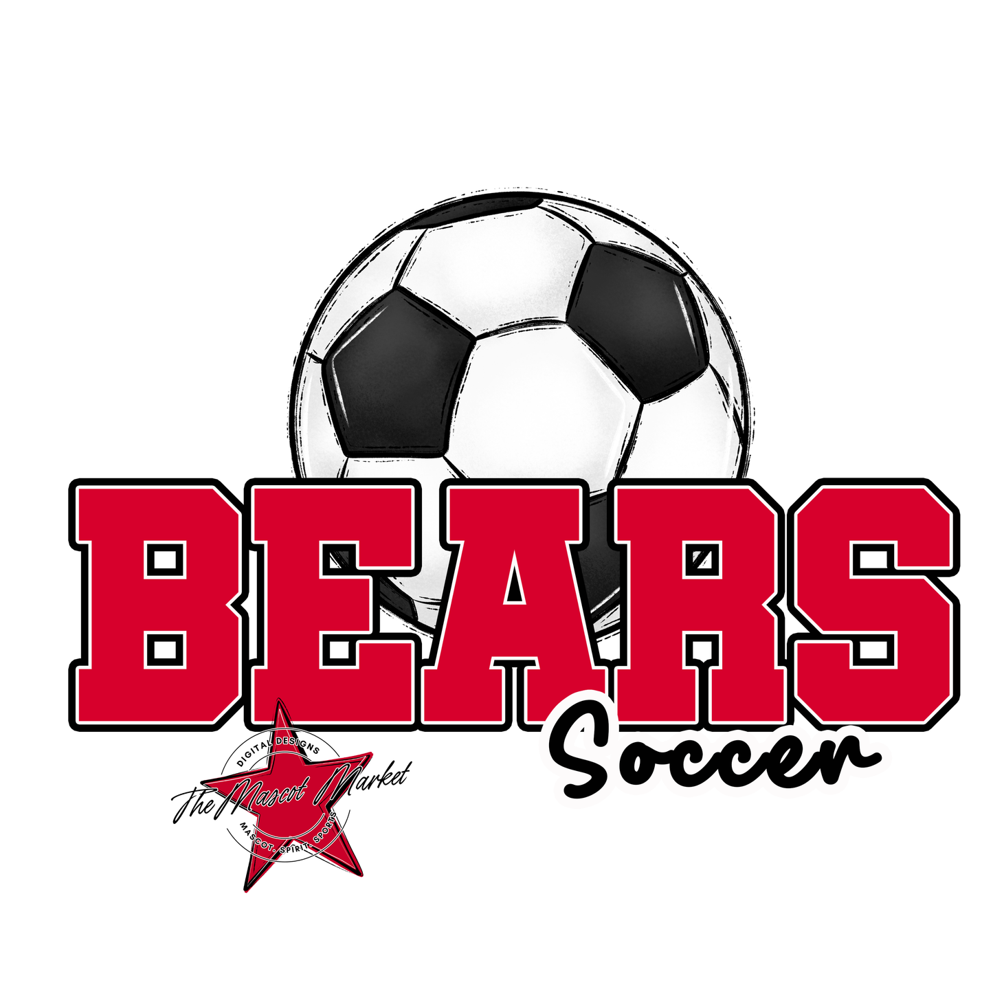Bears Varsity Soccer Design-Red